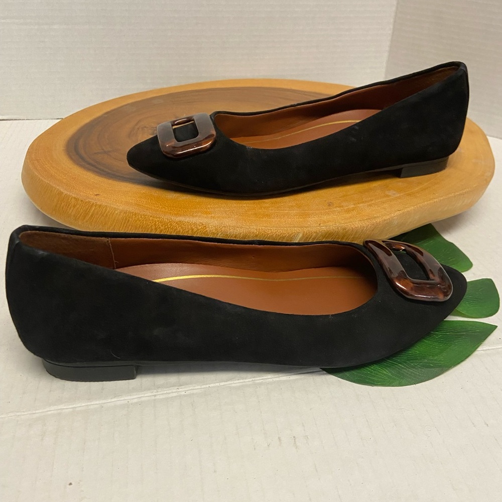 VIONIC Amanda Tortoise Buckle Ballet Flats